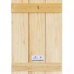 Reindeer List Wood Wall Plaque