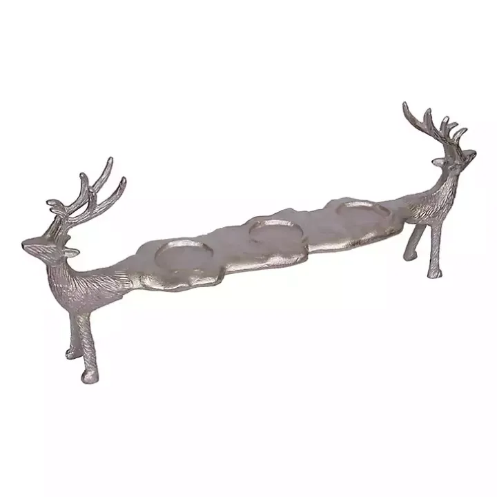 Reindeer 3-Opening Votive Candle Holder