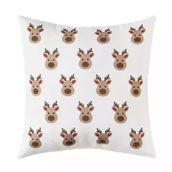 Reindeer Pattern Indoor/Outdoor Pillow