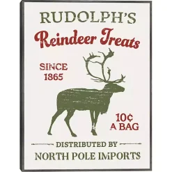 Reindeer Treats Framed Canvas Print