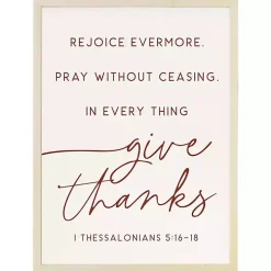 Rejoice Evermore Framed Wall Plaque