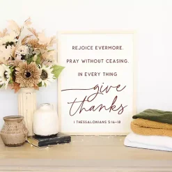 Rejoice Evermore Framed Wall Plaque