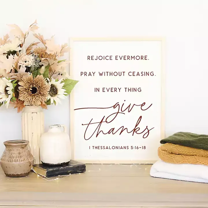 Rejoice Evermore Framed Wall Plaque