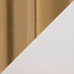 Remy White & Gold Swivel Bar Stools, Set of 2