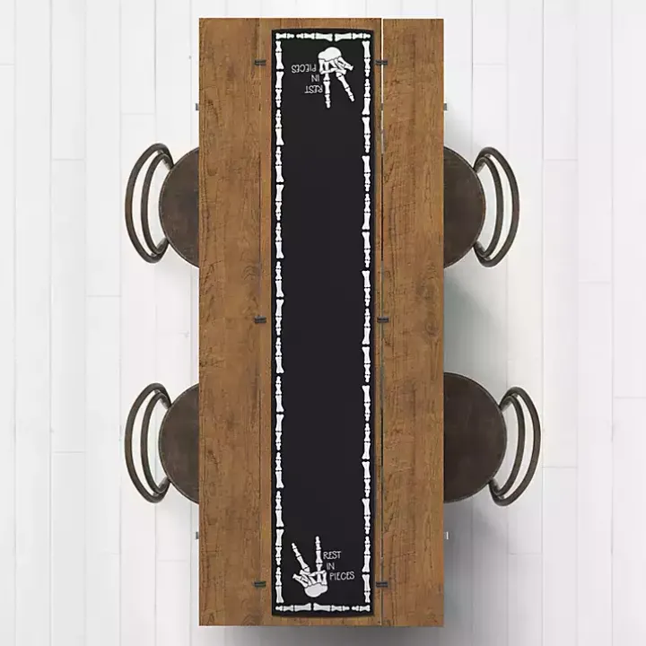 Rest in Pieces Halloween Table Runner, 72 in.