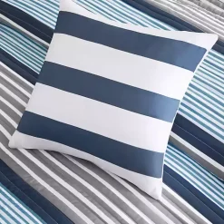 Reversible Stripes 5-pc. Full/Queen Quilt Set