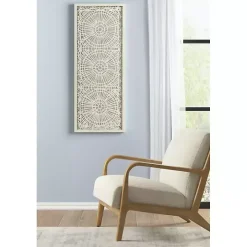 Rice Paper Henna Medallion Wall Plaque