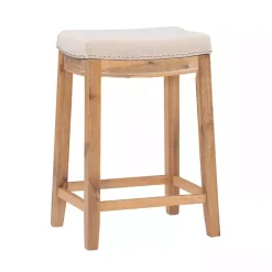 Riverdale Acacia Wood Counter Stool
