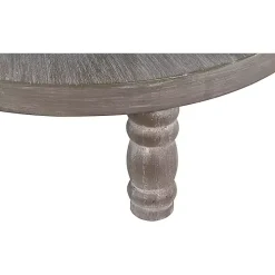 Roberta Gray Wood Decorative Metal Accent Table