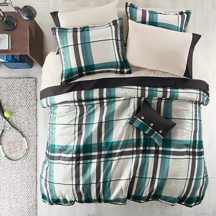 Roger Plaid 9-pc. Full Comforter Set
