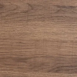 Round Light Brown Wood X Base Accent Table