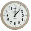 Round Natural Reed Frame Wall Clock