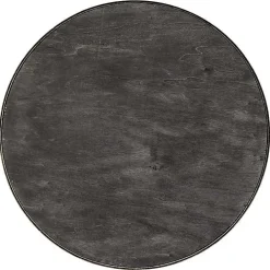 Round Spooky Season Black Wood Tray