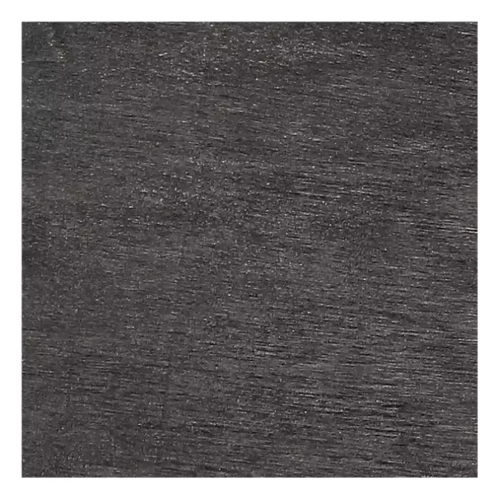 Round Spooky Season Black Wood Tray