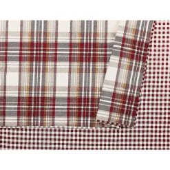 Rust Plaid Camden Full/Queen 3-pc. Quilt Set
