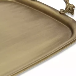 Rustic Gold Metal Decorative Tray