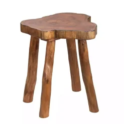 Rustic Natural Woodland Accent Table
