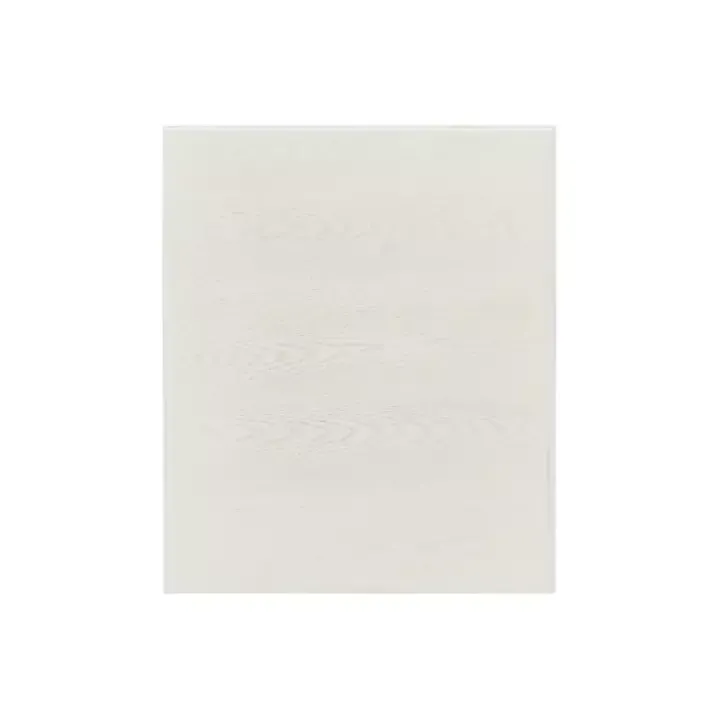 Rustic White Turned Legs Accent Table