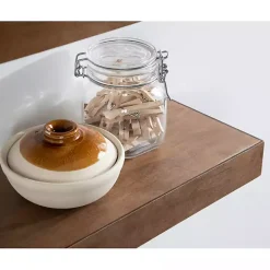 Rustic Wood 2-pc. Floating Shelves, 18 in.