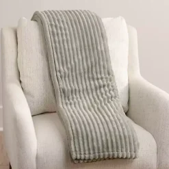 Sage Corduroy Berber Throw