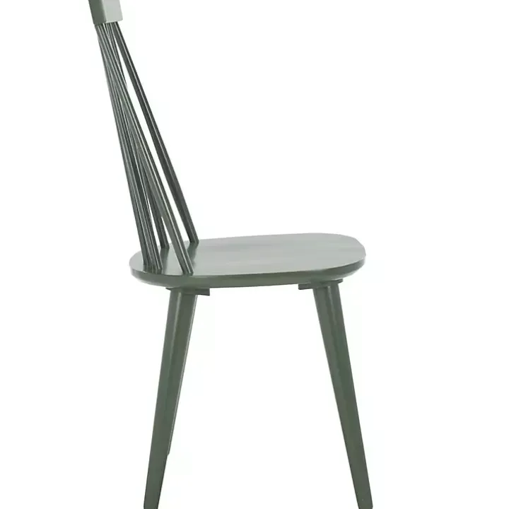 Sage Green Burris Dining Chairs, Set of 2