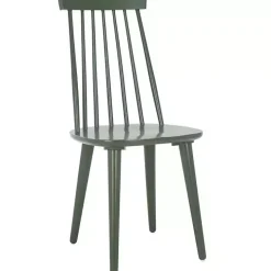 Sage Green Burris Dining Chairs, Set of 2