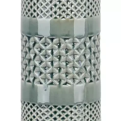 Sage Green Geometric Table Lamps, Set of 2