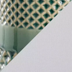 Sage Green Geometric Table Lamps, Set of 2