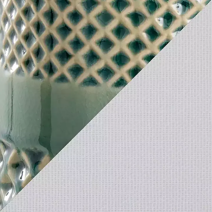 Sage Green Geometric Table Lamps, Set of 2