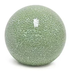 Sage Green Mosaic Ball Table Lamp