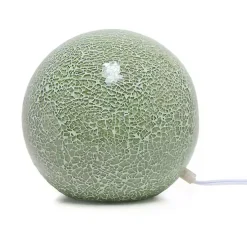 Sage Green Mosaic Ball Table Lamp