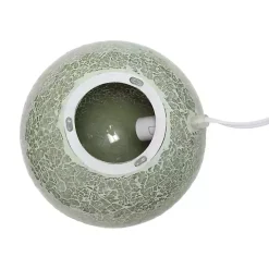 Sage Green Mosaic Ball Table Lamp