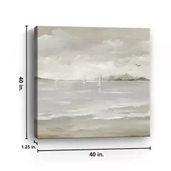 Sail Away II Giclee Canvas Art Print, 40x40 in.