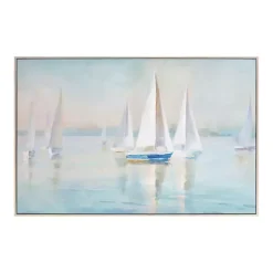 Sailboat Flotilla Framed Art Print