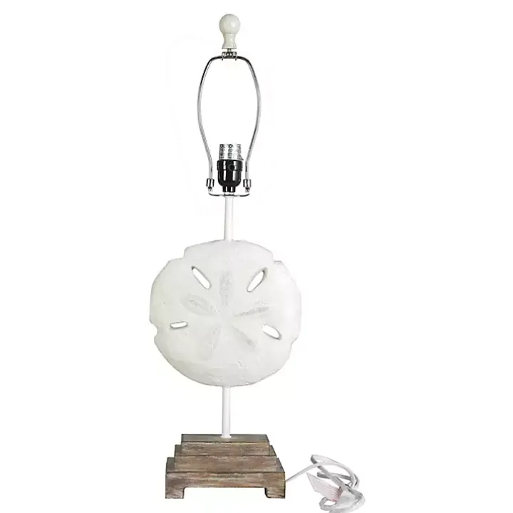 Sand Dollar Table Lamps, Set of 2