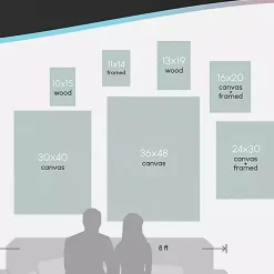 Santa Claus Lantern Reindeer Canvas Art Print