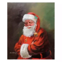 Santa Claus Portrait Canvas Art Print