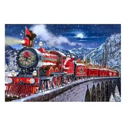 Santa Express Canvas Art Print