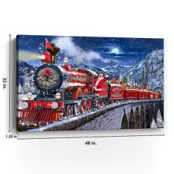 Santa Express Canvas Art Print