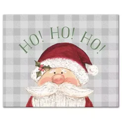 Santa Ho Ho Ho Christmas Canvas Art Print