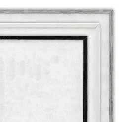 Santa in Snowy Night Framed Art Print