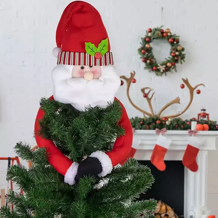 Santa Plush Christmas Tree Topper