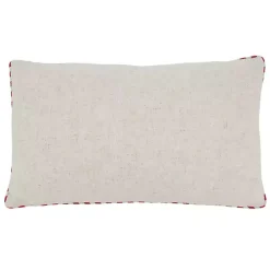 Santa Truck and Trailer Lumbar Pillow