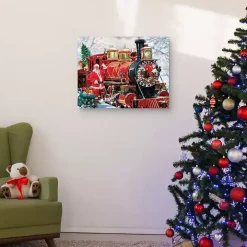 Santa's Express Canvas Art Print