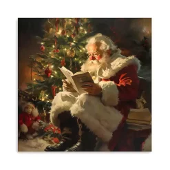 Santa's Stories Canvas Art Print, 20x20 in.