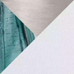 Sapphire Crackle Glass Table Lamps, Set of 2