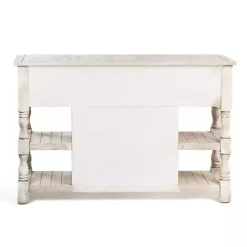 Savannah Cream Distressed Cabinet