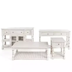 Savannah Cream Distressed Cabinet