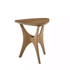 Savannah Wooden Triangle Accent Table