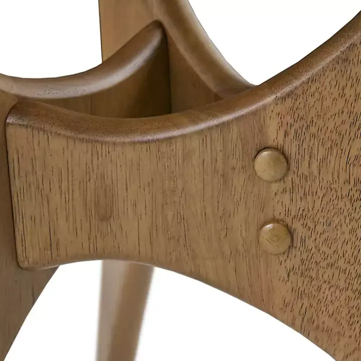 Savannah Wooden Triangle Accent Table